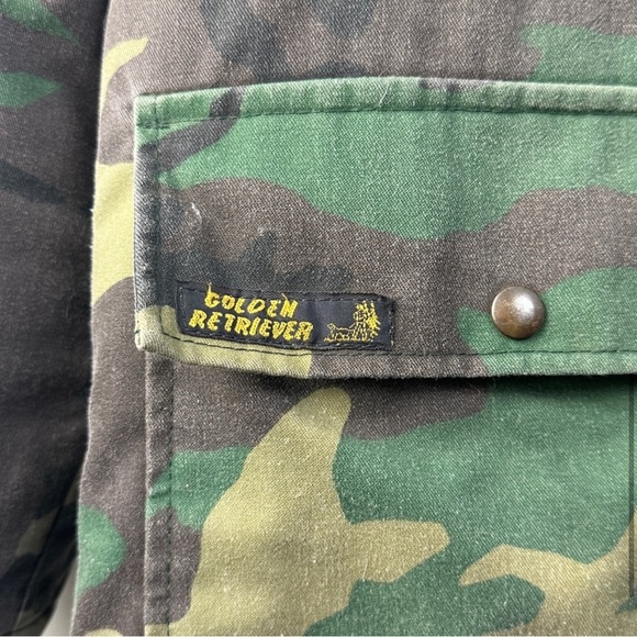 RARE vintage Golden Retriever camo camouflage coat - Picture 6 of 9